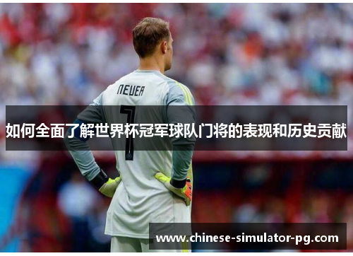 如何全面了解世界杯冠军球队门将的表现和历史贡献